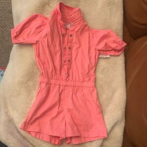 Janie and Jack Coral Romper